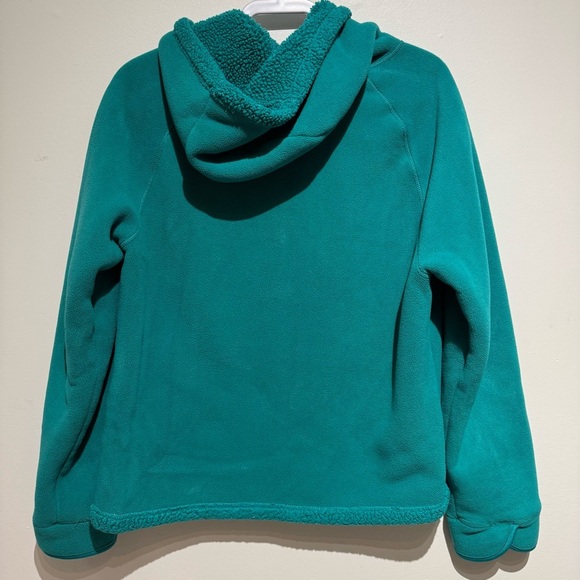 Faded Glory Women’s Teal Green Fleece Zip Up Sweatshirt. Size Large - Picture 7 of 8